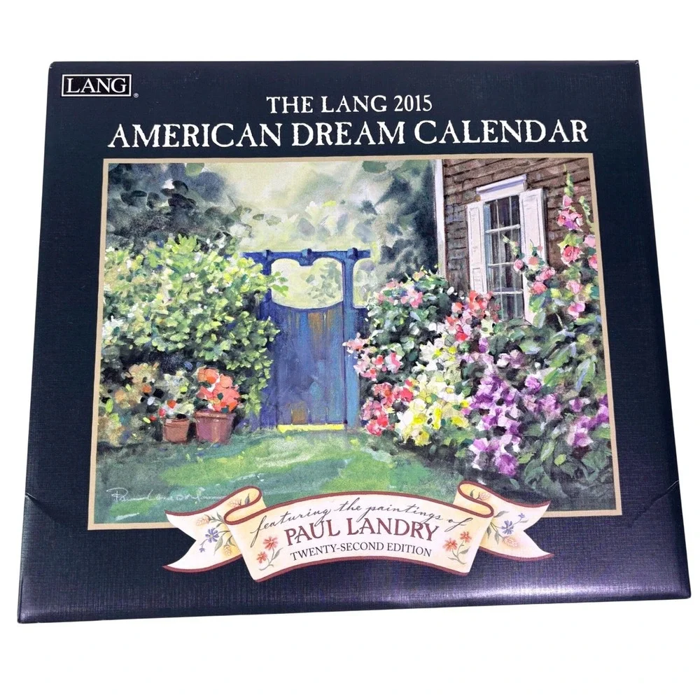 Lang Wall Calendars Art Paintings Lot of 6 Winget Kinkade Stocks Berry Landry